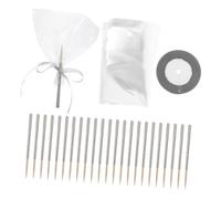 Kisangel Barras De De Manzana Con Purpurina Palitos Para Cake Pops Kit De Palitos De Manzana De Dorados Bolsa De Manzanas Palitos Y Envoltorios Para Cake Pops