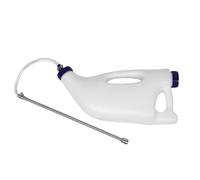 Kisangel Biberón para Terneros con Tubo Metálico Alimentador de Calostro para Crías Herramienta Plástica para Nutrición Equilibrada de Corderos y Cabras Fácil Limpieza y Gran Capacidad