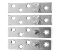 Kisangel Bisagra de pivote de rotación de acero inoxidable para puerta de madera de 20-40 mm, paquete de 2 pares con diseño elegante y estabilidad mejorada para uso doméstico