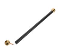 Kisangel Black Stainless Steel Bracket Rod, Ladder Rest for Heavy Duty Lamp Post Parts, Garden Lighting Accessories(Golden)