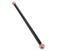 Kisangel Black Stainless Steel Bracket Rod, Ladder Rest for Heavy Duty Lamp Post Parts, Garden Lighting Accessories(Coffee)