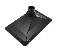 Kisangel Bocina de Altavoz Rectangular para Exteriores 320x200 Mm de Plástico Rosca para Escenario y Conferencia, Accesorio de Cuerno para Altavoz de Tweeter, Repuesto Profesional