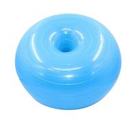 Kisangel Bola de Ejercicio Antiexplosión Tipo Dona para Yoga y Fitness Balón Inflable con Bomba para Gimnasia Casa y Embarazadas Color Azul