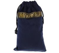 Kisangel Bolsa Cordón para Cartas de Tarot en Tela Flexible, Dimensiones 6.9X4.3 Pulgadas, Ligera y Práctica para Almacenamiento Seguro en Viajes y Uso Diario