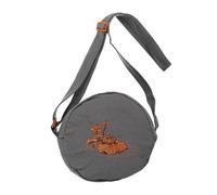 Kisangel bolsa de tazón de canto caso cuenco cuencos cantores gran cuenco Yoga bolsa para cuenco caja de cuenco de estuche algodón Grey