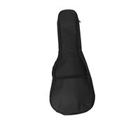 Kisangel Bolsa para Guitarra de Negra Estuche de Guitarra Folk Resistente al Agua Bolsa de Hombro Doble para Instrumentos de Cuerda para Transporte y Protección
