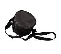 Kisangel Bolsa para Instrumento de Lengua de Acero de 8 Pulgadas Correa de Hombro Cómoda y Doble Cadena, Material Algodón Oxford Resistente a Manchas y Diseño Negro Portátil