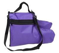 Kisangel Bolsa para Patines, Bolsa de Transporte para Zapatos de Patinaje artístico, con Correa para el Hombro, para Patinaje sobre Hielo y al Aire Libre, Color Morado