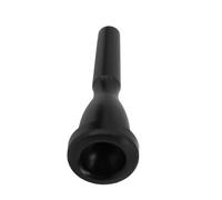 Kisangel boquilla accesorio de repuesto para trompeta piezas de repuesto de trompeta accesorios de trompeta cuernos en forma de boca suministros de trompeta Metal Black