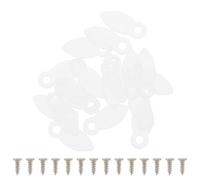 Kisangel Botones Giratorios para Marcos de Fotos 200 Piezas, Clips de Soporte de Plástico Resistentes, Accesorios para Colgar Cuadros y Fijación de Imágenes en Paredes, Kit