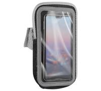 Kisangel Brazalete Deportivo para Teléfono Móvil 4-6.8 Negro de Neopreno, Bolsa de Brazo Ligera y Transpirable para Correr Protección contra Agua y Almacenamiento para Llaves y Accesorios