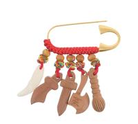 Kisangel Broche de Seguridad para Recién Nacido con Cierre Bloqueable Broche Metálico Duradero y Delicado para Mujer Embarazada Protección Simbólica para Ropa y Pañales Eventos y Uso Diario