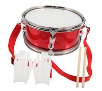 Kisangel Caja de Percusión Roja para Niños, Kit Educativo Baquetas de Madera y Acero, Resistente al Desgaste, Adecuado para Aprender Ritmo y Desarrollo Musical