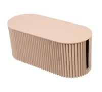 Kisangel Caja Organizadora de Cables para Escritorio con Diseño Ondulado Gran Capacidad y Ventilación Gestión Segura de Cables y Enchufes para Hogar y Oficina Desmontable y Fácil de