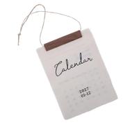 Kisangel Calendario rústico de pared 2027: Calendario de estilo granja de 12 meses con hojas desplegables - Planificador anual, mensual y semanal de tela de algodón, vista mensual, para el hogar, la