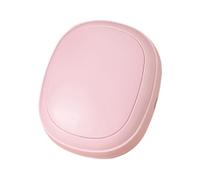 Kisangel Calentador de Manos Eléctrico Portátil USB Recargable Mini Tamaño Color Rosa 3 Niveles de Temperatura Ajustable para Uso en Invierno y Exteriores