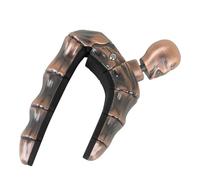 Kisangel Capo para Guitarra Clásica con Diseño de Calavera y Portátil Accesorio para Guitarra y Eléctrica Incluye Afinador de Clip Cobre y Caja de Hierro