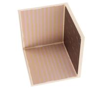Kisangel Casa De Muñecas Miniaturas De Casas Pequeñas Decoraciones Accesorios para Casas De Muñecas Pequeñas Escena Diminuta Micro Muebles Ventanas Simulación Mini Casa Fondo Pared