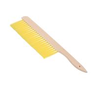 Kisangel Cepillo para Apicultor con Mango de Madera Cerdas Plásticas Suaves para Colmenas y Abejas Herramienta de Apicultura y Cómoda para Limpieza