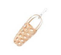 Kisangel Cesta Juguete Práctico de Plástico Diseño de Gancho para Masticar Pájaros para Forrajeo y Ejercicio del Cuerpo para Loros y Pollitos en Jaulas