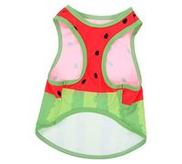Kisangel Chaleco Refrescante para Perros Ropa Refrescante Ligera para Mascotas Chaleco Refrescante con Forma De Sandía Chaleco Refrescante para Perros Chaleco para Mascotas