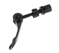 Kisangel Cierre Rápido para Bicicleta de Aleación de Aluminio Palanca CNC Suave Compatible con MTB y Carretera Duradero y Fácil de Instalar Accesorio Esencial para Ruedas y Tijas Negro