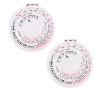 Kisangel Cinta Métrica Corporal Ligera de 15 M para Medir Cintura y Bmi 2 Unidades Portátiles Utensilio Práctico para Control de Salud y Medición Precisa en Casa