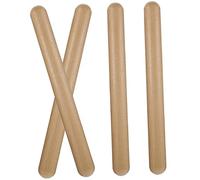 Kisangel Claves de Madera para Niños 4 Piezas Bordes Redondeados para Enseñar Ritmo Elemental y Desarrollar Percepción Musical en Casa o Aula