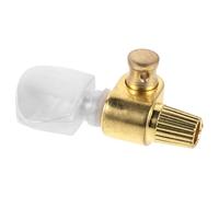 Kisangel Clavijas de Afinación de Banjo Engranajes Metálicos Dorados, Perillas de Clavijeros Compatibles para Banjo y Guitarra, Accesorios Precisos para Músicos Principiantes