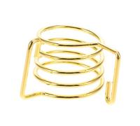 Kisangel Clip de Boquilla de Saxofón Abrazadera de Metal Dorada para Saxofón y Clarinetes Accesorio Portátil y Ligero Diseño de Elegante y Único Instalación y Protección del Boquilla