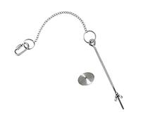 Kisangel Comedero Colgante para Pollos y Aves Grandes con Tenedor De Acero Inoxidable, Soporte para Brochetas De Frutas y Verduras, Alimentación Natural, Uso En Granjas y Mascotas