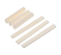 Kisangel Conjunto de 3 Pares de Puente y Cejuela de Guitarra Acústica, Material Hueso Natural, Reemplazo para Guitarra de 6 Cuerdas, Adecuado para Músicos en Estudio y Presentaciones