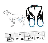 Kisangel Correa Auxiliar para Patas De Perro XL Banda Protectora para Perros Mayores Lesiones Soporte para Mascotas con Dificultades para Caminar