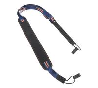 Kisangel Correa para Ukelele Portátil de Doble Grosor Cinturón de Hombro Ajustable sin Perforación para Adultos Color Negro para Tocar Conciertos