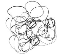 Kisangel Correas de Goma Planas Longitud 40-135 Mm 100 Compatible DVD, CD y Equipos de Audio Repuesto de 2mm y 3mm para Grabadora de Casetes y Plato Giratorio