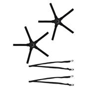 Kisangel Correas Elásticas de Entrenamiento Ajustables para Voleibol y Baloncesto, Juego de 2 Piezas, Material Resistente para Mejora de Salto y Práctica Deportiva en Casa o Gimnasio