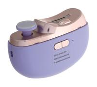 Kisangel Cortaúñas Eléctrico Automático con Velocidades Ajustables y Diseño de Seguridad para Adultos Ergonómico y de Usar Recargable por USB para Personas Mayores