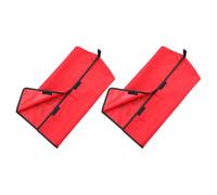 Kisangel Cubierta para Extintor de Incendios, Funda de Tela Roja, y Resistente al Frío 2 Piezas Fundas de Tela Roja para Exteriores, Obras de Construcción y Seguridad Pública