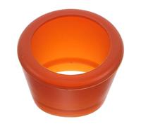 Kisangel Cubierta Trasera para Raqueta de Tenis y Bádminton, Tapa de Silicona Amortiguadora, Accesorio de Repuesto en Color Cobre para Mango, Compatible Raquetas de Tenis Adulto, Mejora