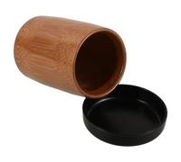 Kisangel Cubilete de Dados de Madera y Plástico para Juegos de Mesa | Diseño Retro, Superficie Lisa, Gran Capacidad, Portátil, para Pub, Interior, Fiesta y Tablero