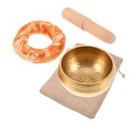 Kisangel Cuencos Cantores Cuenco Hecho Mano para Yoga Meditación Mindfulness Nepalí Decorativo Mazo de Madera