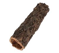 Kisangel Cueva para Reptiles de Diseño Tronco Hueco, Refugio Pequeño para Lagartijas y Tortugas, Decoración Natural para Terrarios de Selva Tropical, 7.5 Cm Diámetro X 30 Cm Altura,