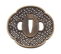 Kisangel de Metal ornamentado para Espada - Protector de Hoja Grabado con diseño Retro - Accesorio de restauración para reparación de Espadas, práctica de Artes Marciales o exhibición de