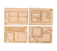 Kisangel de Puzzle de Madera para Kit de Construcción de Escena de de Oriente Educativo DIY para Entusiastas del Bricolaje y Decoración