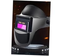 Kisangel de Soldadura Automática con Oscurecimiento Variable Facial Ligera y Transpirable para Soldadura Tig y Mig con Filtros Protectores Casco Resistente para Trabajos de Construcción