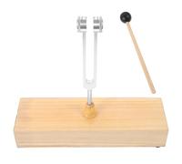 Kisangel Diapasón De Aleación De Aluminio Con Caja Resonancia De Madera Instrumento Para Sanación Sonora Relajación y Meditación Portátil Con Martillo