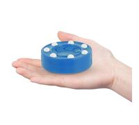 Kisangel Disco de Hockey sobre Patines Profesional Azul, Pelota para Entrenamiento y Competición, Material Resistente a Impactos para Superficies Lisas Interiores y Exteriores, Juego