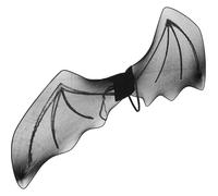 Kisangel Disfraz de Halloween Alas de Murciélago Negras para Accesorio de Cosplay de Poliéster Duradero Adecuado para Fiestas Teatro y Carnaval