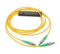 Kisangel Divisor de Fibra óptica: Divisor óptico 1x2 - Caja de distribución de Fibra óptica con Conector - para de Videojuegos y Sistemas de Entretenimiento doméstico.