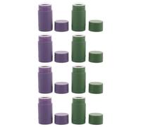 Kisangel Envases Pequeños de Plástico para Desodorante Sólido 40g, Set de 8 Contenedores con Base Giratoria, Ideales para Camping y Viajes